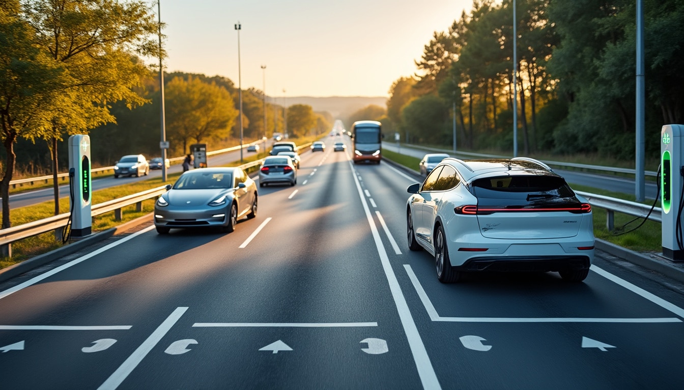 Liste des bornes de recharge électrique sur autoroute : guide complet
