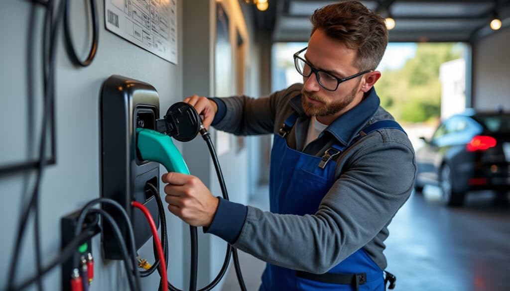 Schéma électrique de borne de recharge voiture électrique : guide complet