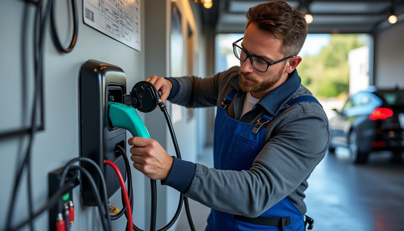 Schéma électrique de borne de recharge voiture électrique : guide complet