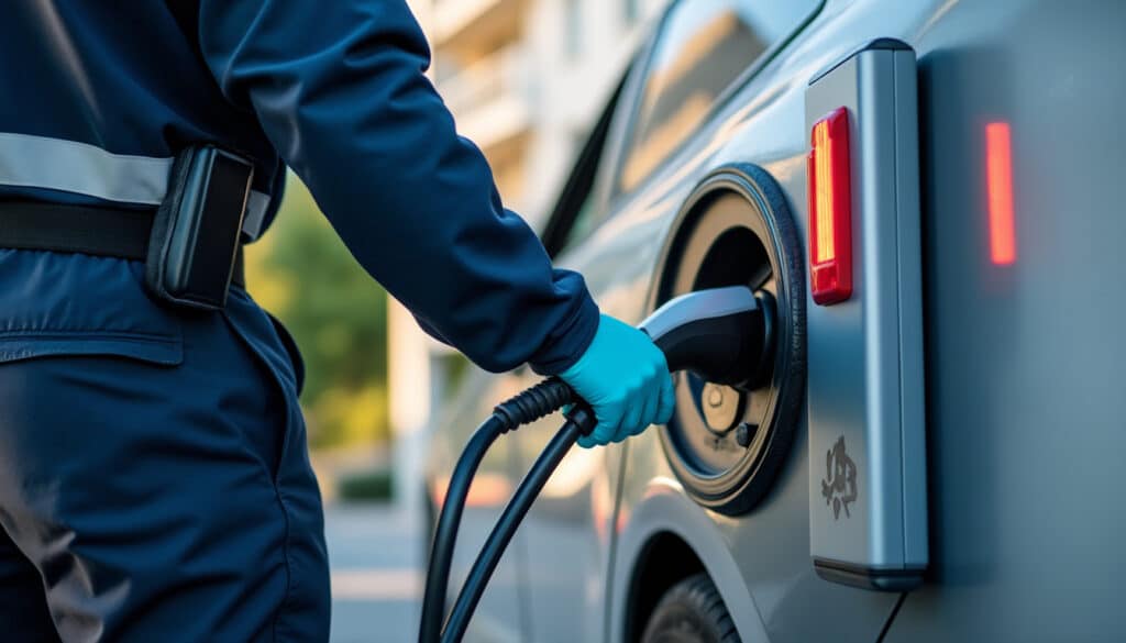 Réglementation incendie de la borne de recharge véhicule électrique : règles essentielles