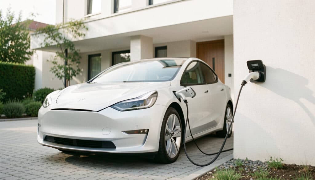 Recharger sa voiture électrique sur une prise domestique