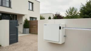 Coffret Enedis en limite de propriété : dimensions