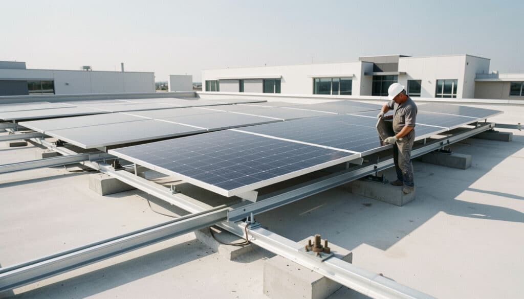 Lestage des panneaux solaires : une pose stable et sûre