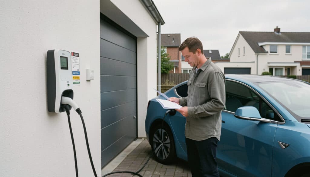 Réglementation d’une borne de recharge chez un particulier