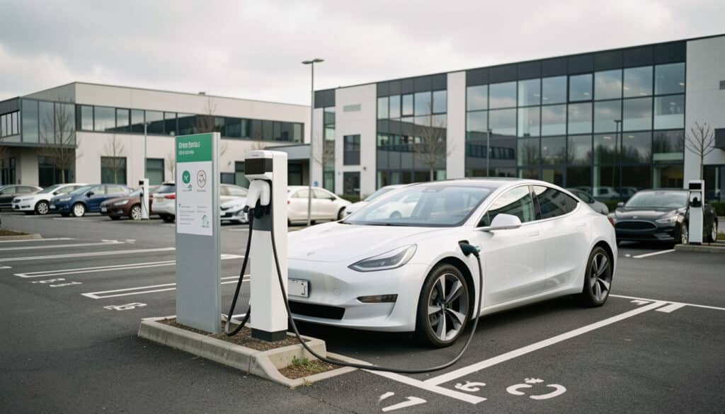 Obligation des bornes de recharge sur les parkings